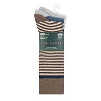 Men's 3PK Non Terry Crew Sock