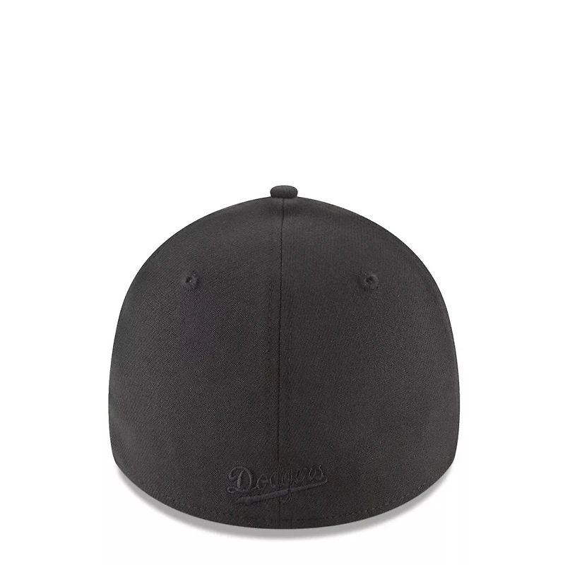 Los Angeles Dodgers MLB Blackout 39THIRTY Fitted Cap