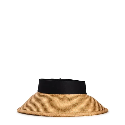 Straw Roll Up Visor