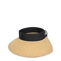 Straw Roll Up Visor