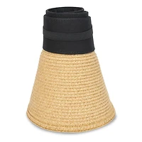 Straw Roll Up Visor