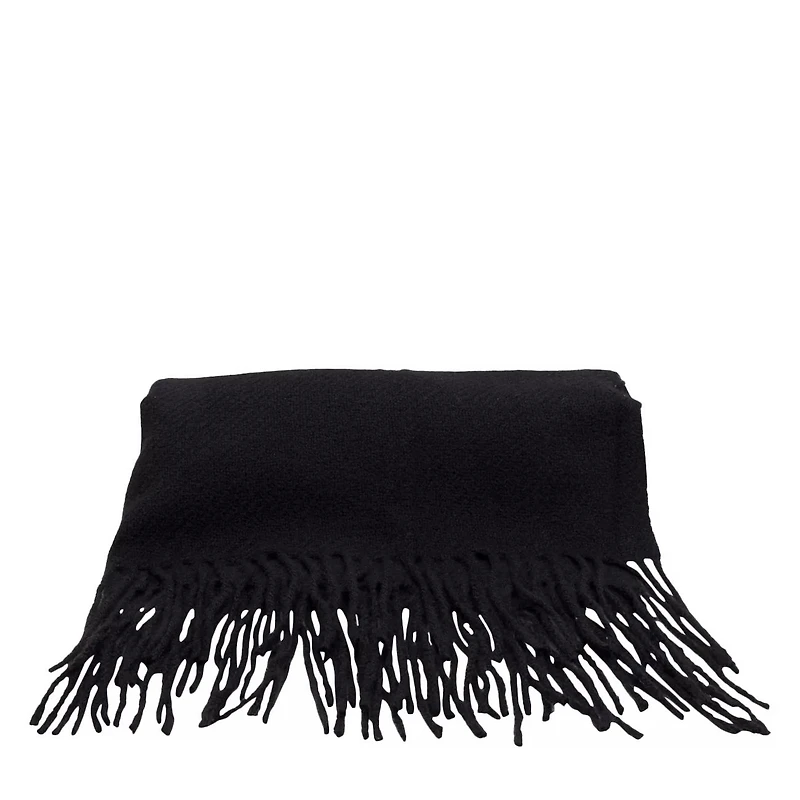 Kids' Solid Fringe Winter Scarf