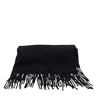 Kids' Solid Fringe Winter Scarf