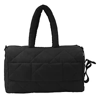 Diamond Quilt Duffle Trolley and Pouch Bag