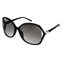 Glamour Vented Stone Round Sunglasses