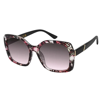 Women's Square Floral Sunglasses