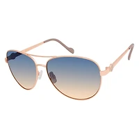 Women's Metal Aviator Sunglasses