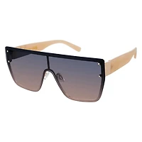 Women's Flat Top Shield Sunglasses