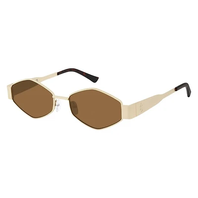 Women's Geo Slim Metal Sunglasses