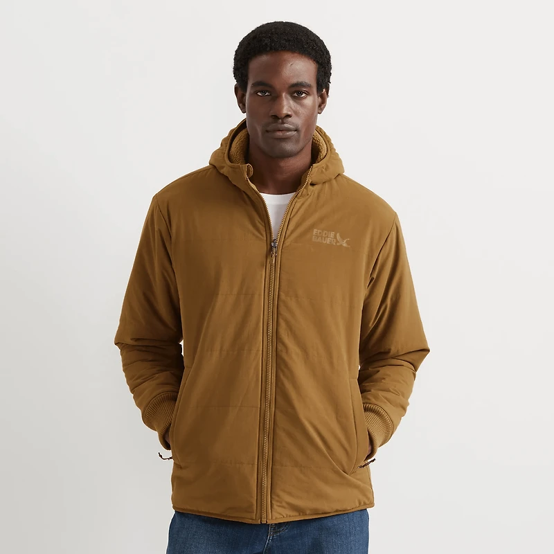 Buckhorn Reversible Faux Shearling-Lined Hooded Jacket