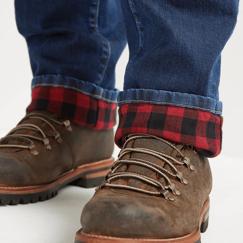 Eddie's Flex Flannel-Lined Jeans
