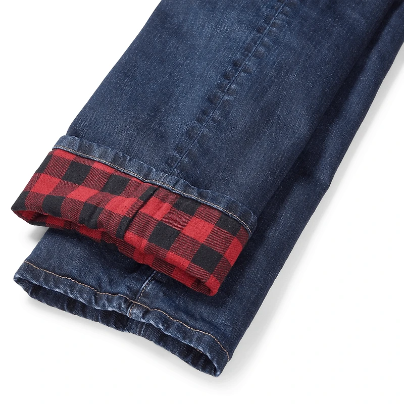 Eddie's Flex Flannel-Lined Jeans