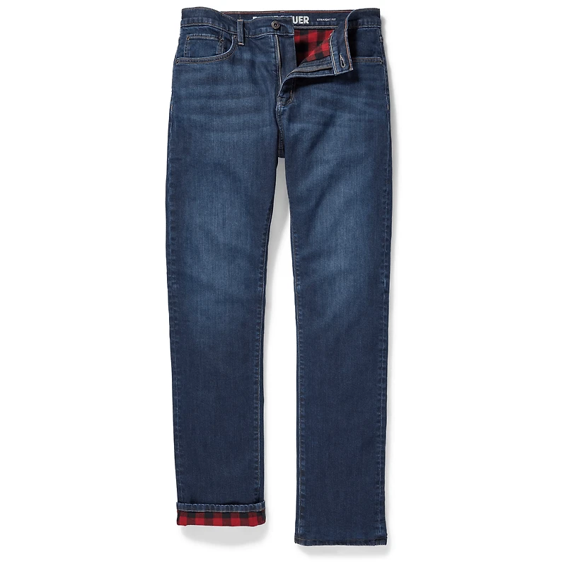 Eddie's Flex Flannel-Lined Jeans