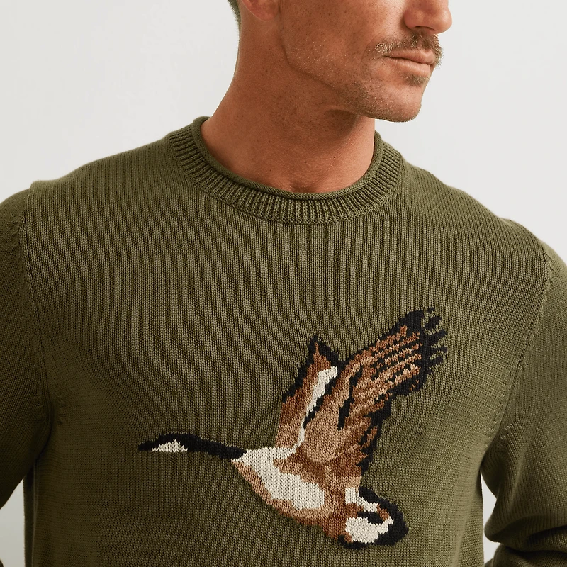Signature Roll Neck Sweater - Goose