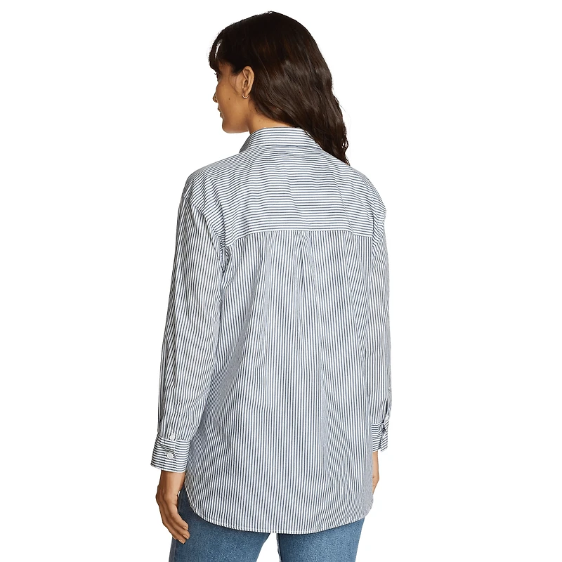 Travel Light Crinkle Cotton Long-Sleeve Shirt