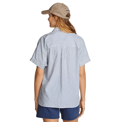 Travel Light Crinkle Cotton Short-Sleeve Shirt