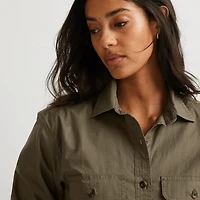 Cotton Ripstop Utility Shirt