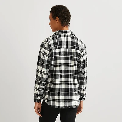 Heritage Faux-Shearling Bonded Shirt Jacket