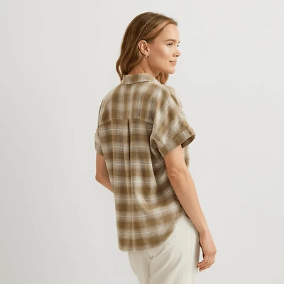 Field Flex Short-Sleeve Flannel Shirt
