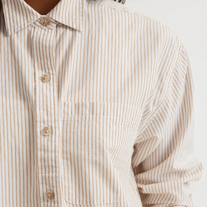 Cedar Crinkle Cotton Shirt