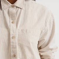 Cedar Crinkle Cotton Shirt