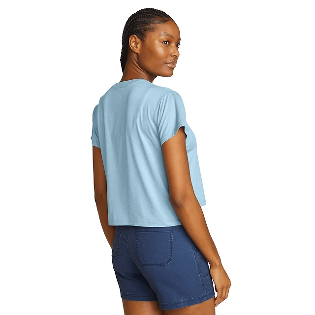 thumbnail image 2 of Eddie Bauer Women's Willit Stretch Shorts - Legend Wash Comfort 5-Inch Inseam 2 of 14