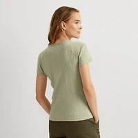 Meadowood Rib Short-Sleeve T-Shirt