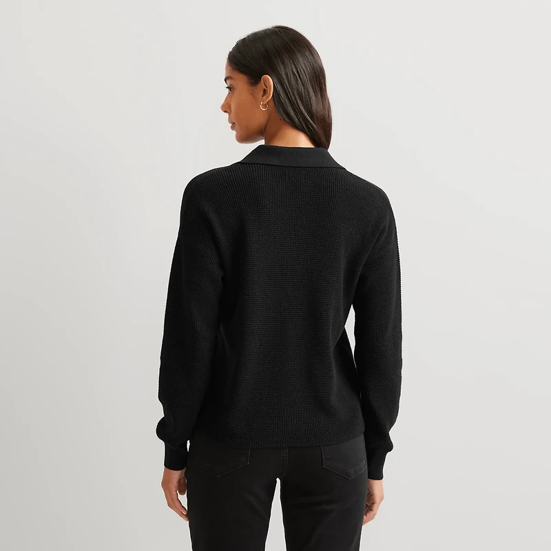 Signature Johnny Collar Sweater