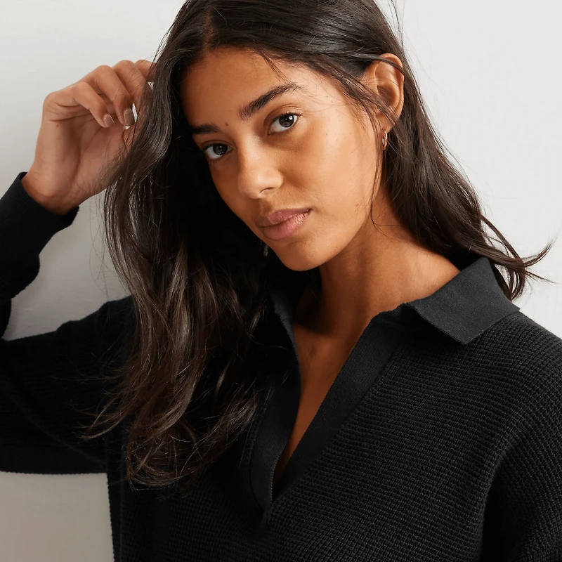 Signature Johnny Collar Sweater