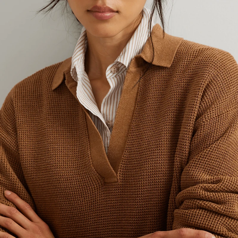 Signature Johnny Collar Sweater