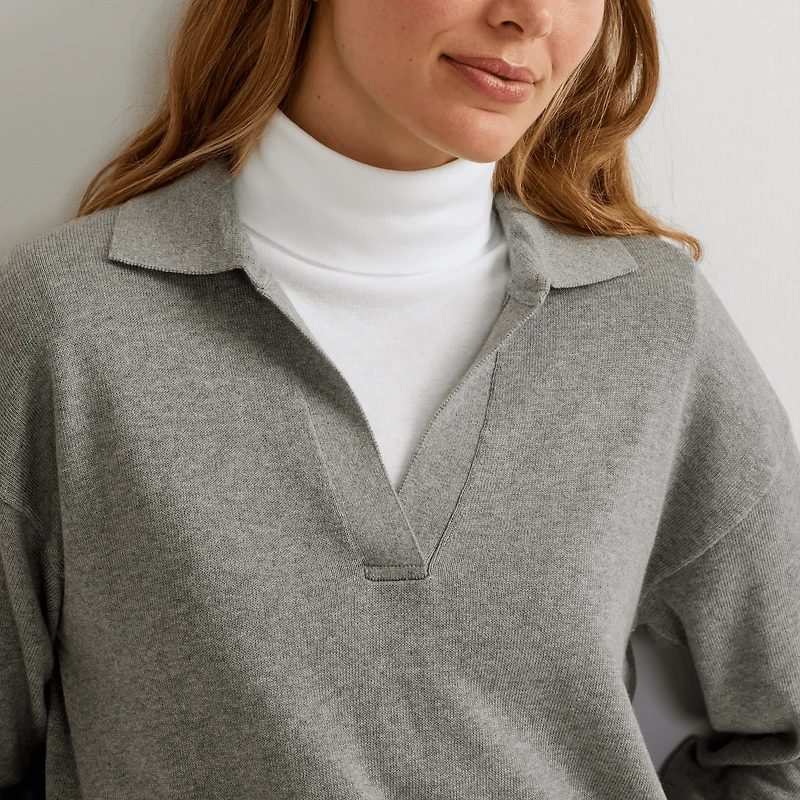 Everyday Johnny Collar Sweater