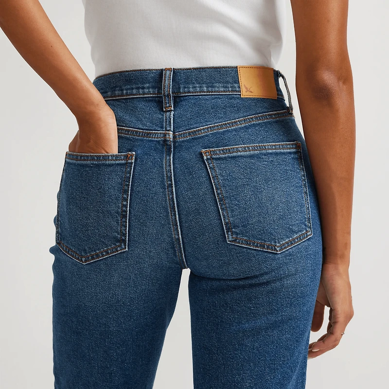 Authentic High-Rise Straight Leg Jeans