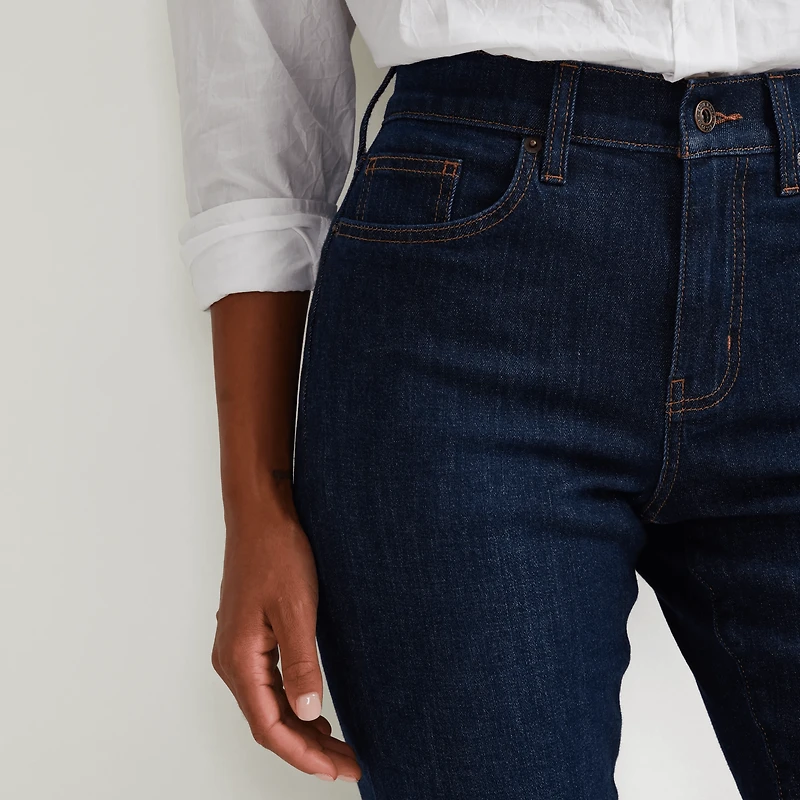 Boyfriend Mid-Rise Slim Fit Jeans