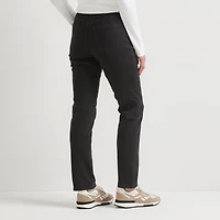 Venture Stretch Fleece-Lined Slim Straight Leg Jeans