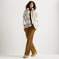 True Icon Stretch Straight Leg Corduroy Pants