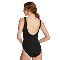 Textured One-Piece Swimsuit