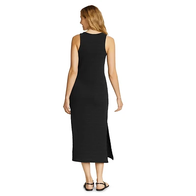 Beachy Slub-Texture Dress