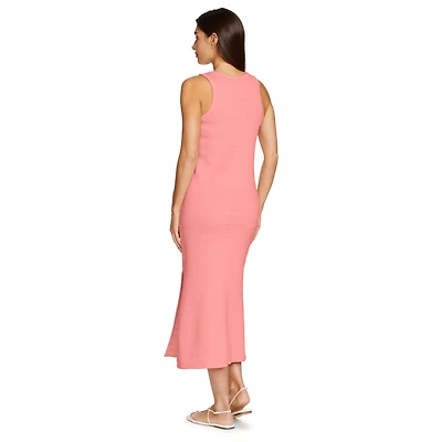 Beachy Slub-Texture Dress