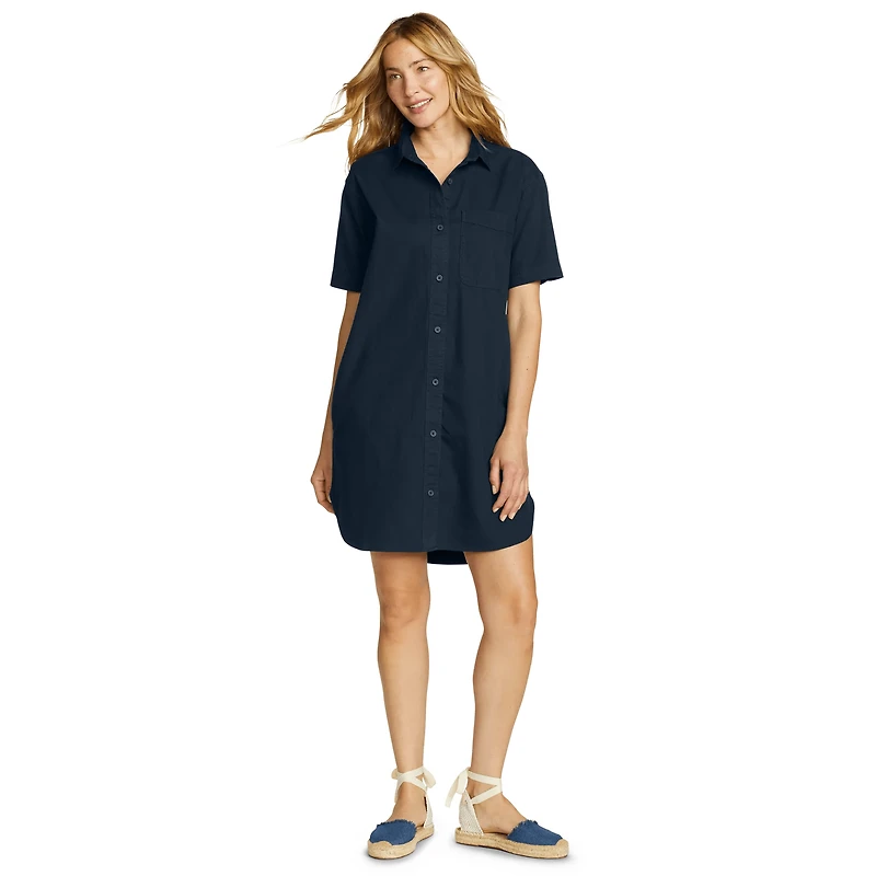 Everyday Cotton Shirt Dress