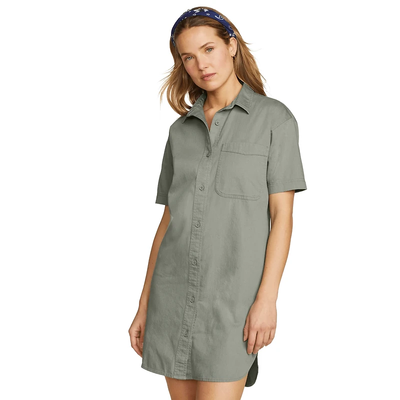 Everyday Cotton Shirt Dress
