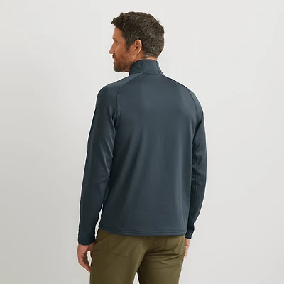 High Route Grid Fleece-Lined 1/2-Zip Pullover
