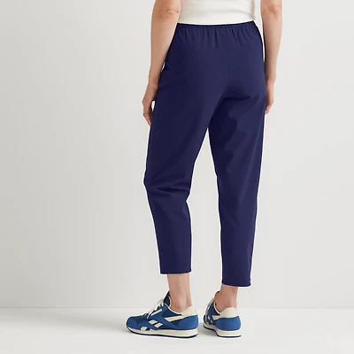 Departure Stretch Tie-Front Ankle Pants