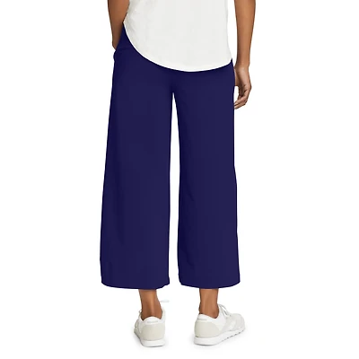 Departure Wide Leg Cropped Travel Pants
