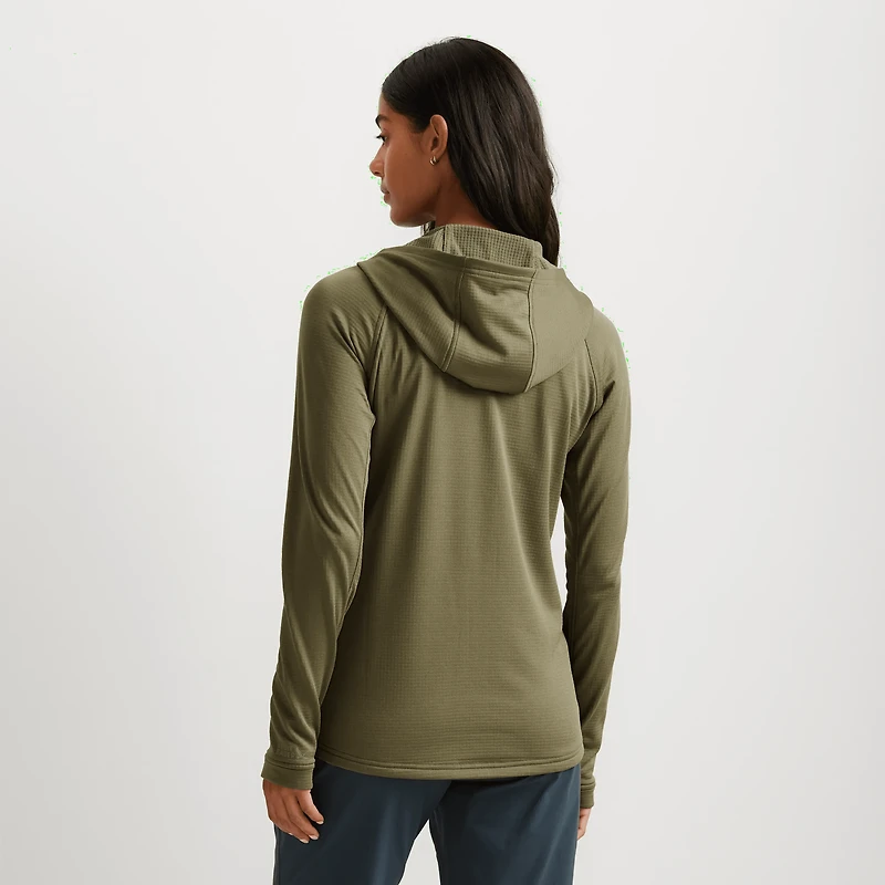 High Route Grid Fleece Full-Zip Hoodie
