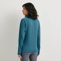 High Route Grid Fleece-Lined 1/4-Zip Pullover
