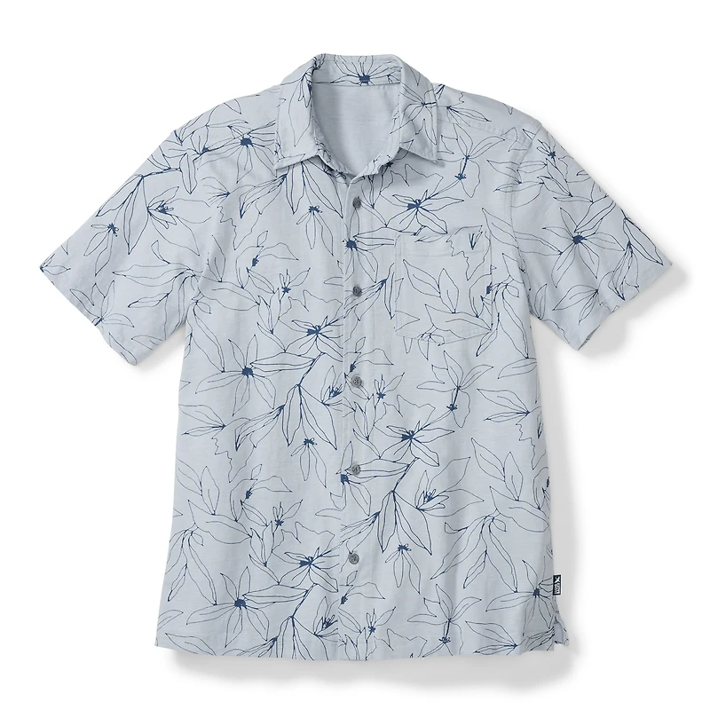 Baja Knit Button-Up Shirt