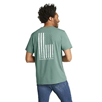 EB Distressed Flag Graphic T-Shirt