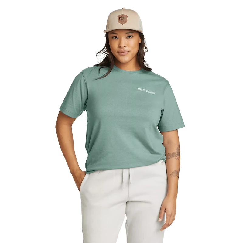 EB Distressed Flag Graphic T-Shirt