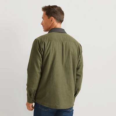 Eddie's Favorite Faux Shearling-Lined Flannel Shirt Jacket