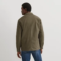 Mountain Flex Fleece-Lined Canvas Shirt Jacket